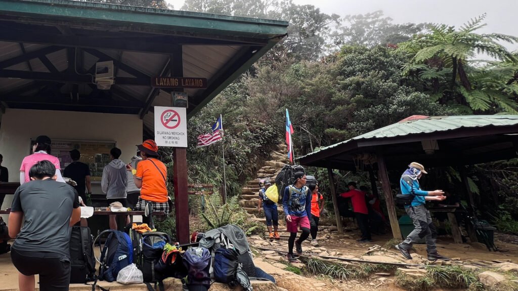 Lunch Stop for most trekkers on Mount Kinabalu Trail - Layang-Layang